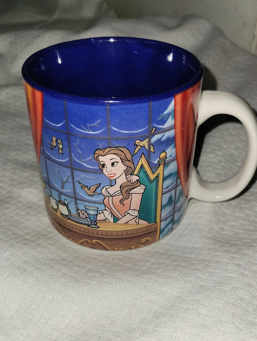 RARE Disney Beauty and the Beast mug EUC